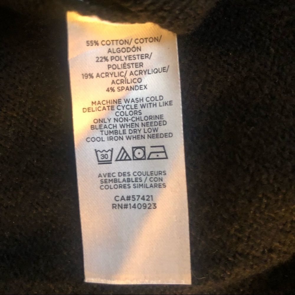 LOFT SWEATER, Black, LP - Picture 6 of 6